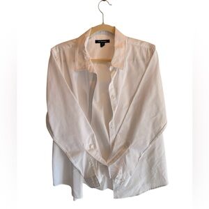 Port Authority Women’s White Button Down Shirt in Size L